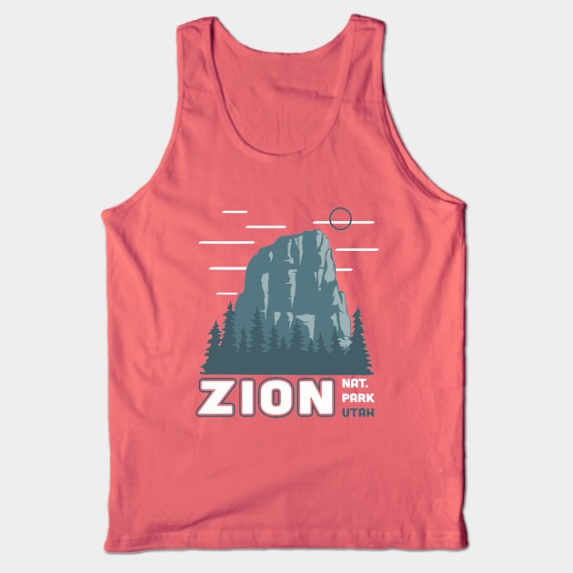 Zion National Park Design Tank Top by Terrybogard97